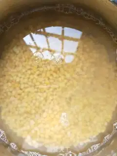 Make Green bean cake step 1