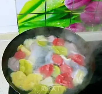 Make Five dumplings step 9