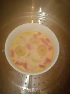 Make Fruit steamed eggs step 6