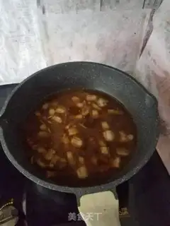 Make Soybeans sprouts and pork noodles step 3
