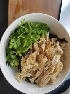 Make Sea belt with soybean skin step 2