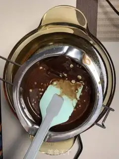 Make Homemade black chocolate step 2