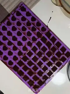 Make Homemade black chocolate step 3