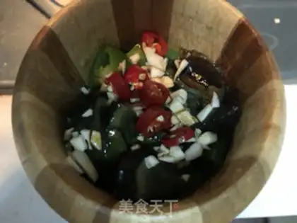 Make Cream peppers and eggs step 5