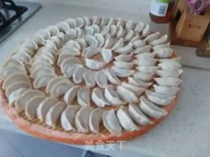 Make Three fresh dumplings step 2