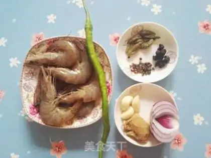 Make Spicy shrimp step 0