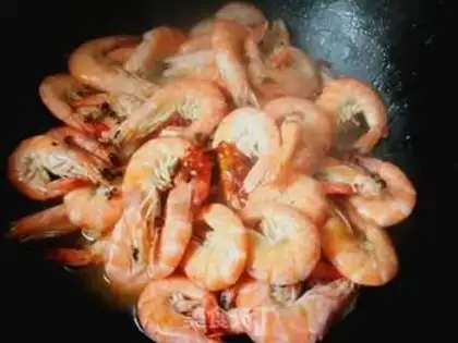 Make Garlic shrimp step 5