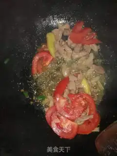 Make Pumpkin fried meat step 1