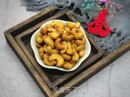 Make Fry cashew step 8