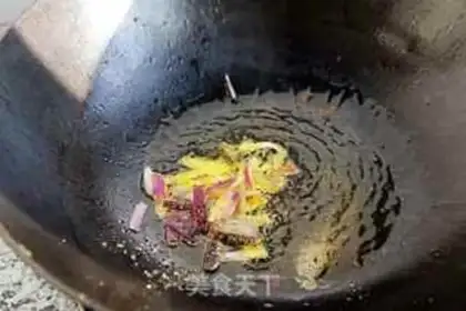 Make Fried mustard step 2