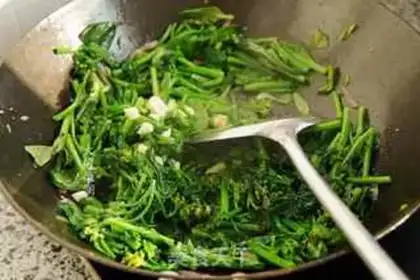 Make Fried mustard step 5