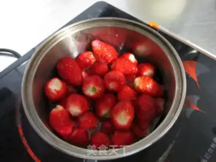 Make Fruity milk tofu step 1