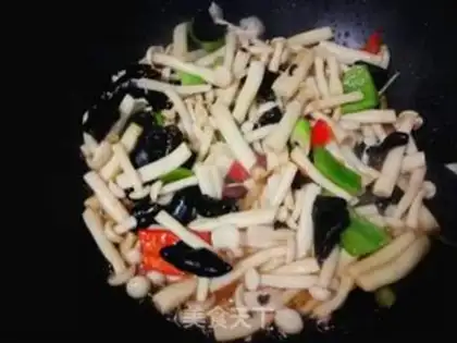 Make Seafood mushrooms step 8