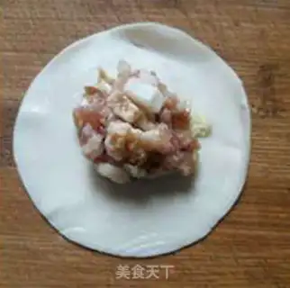 Make Dolls, chicken, chicken, meat dumplings step 10