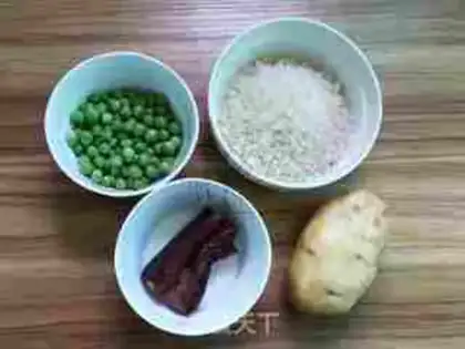 Make Potato rice step 0