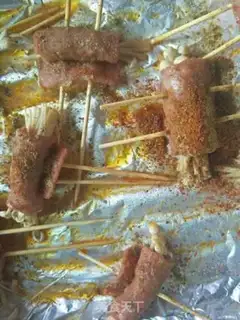 Make Bacon pins and mushrooms step 6