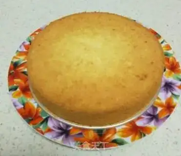 Make A flower cake step 17