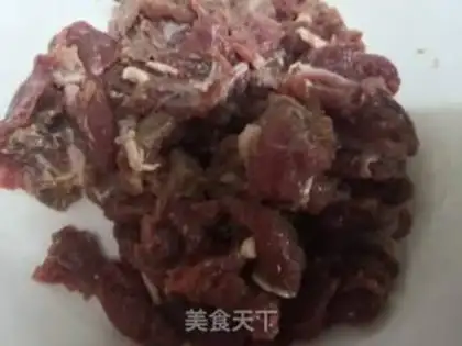 Make Holy fruit and beef step 1