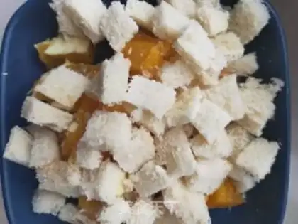 Make Orange toast step 1