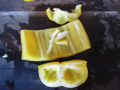 Make Triple peppers step 1