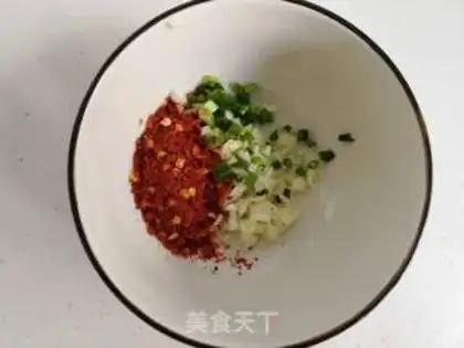 Make A spinach shrimp platter fan step 9