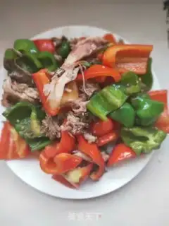 Make Pepper fried chicken meat step 4