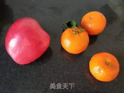 Make Orange apple water step 0