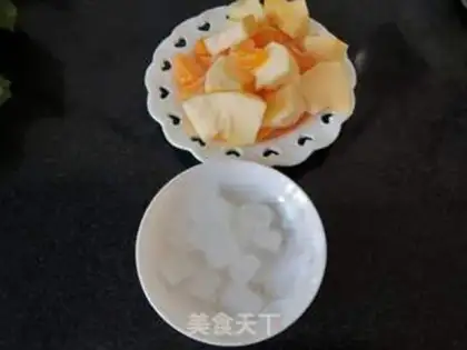 Make Orange apple water step 1