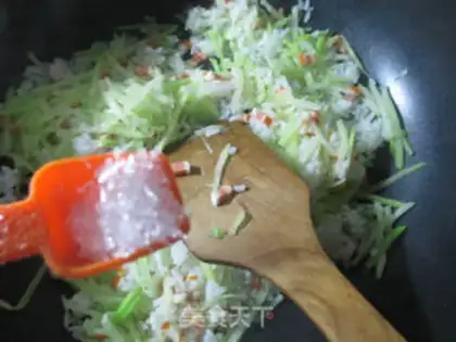 Make Snacks, radish rice step 5