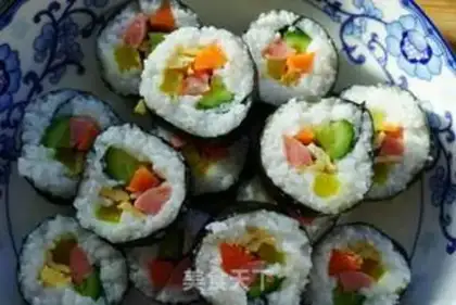 Make Sushi rolls step 2