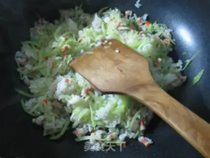 Make Snacks, radish rice step 6