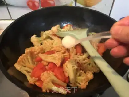 Make Tomato broccoli step 5