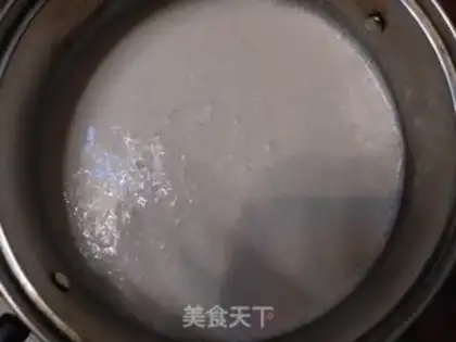 Make Coconut milk hot step 3