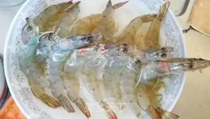 Make A garlic fan with a shrimp back step 8