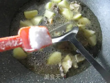 Make The abalone burns potatoes step 8