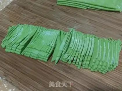 Make Emerald noodles from the seventh year step 4