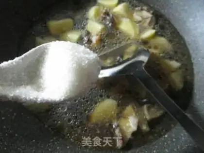 Make The abalone burns potatoes step 9