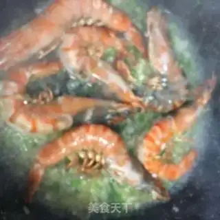 Make Garlic back shrimp step 7