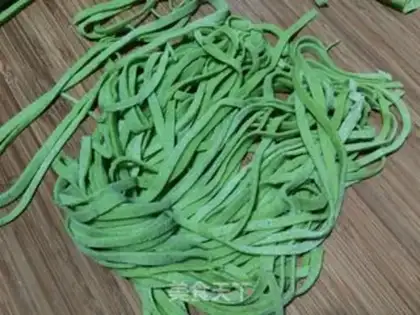 Make Emerald noodles from the seventh year step 5