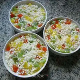 Make Three-coloured rice step 9
