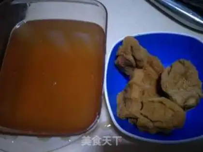 Make Red-burned dragonbone monkey mushrooms step 1