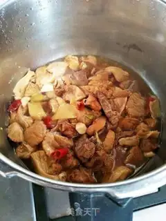Make Red-burned dragonbone monkey mushrooms step 15