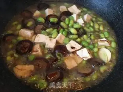 Make Tofu with mushrooms step 5