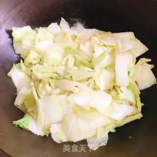 Make Garlic cabbage step 4