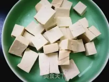 Make Wheat and tofu step 1