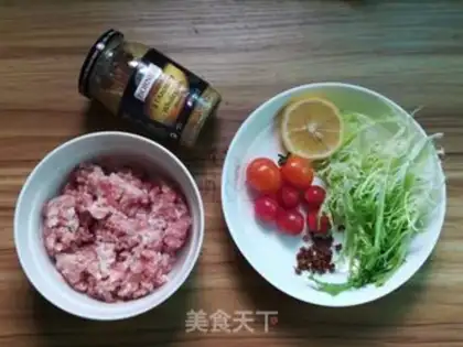 Make Meatball salad step 0