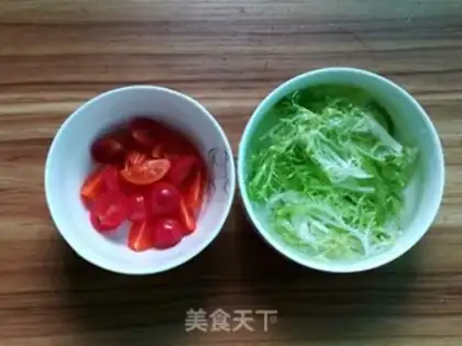 Make Meatball salad step 4