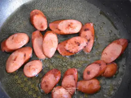 Make Beef sausage, Dutch beans step 7