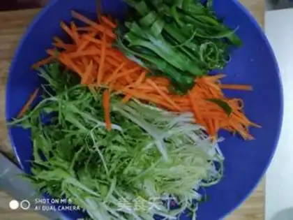 Make Egg and vegetable rolls step 0