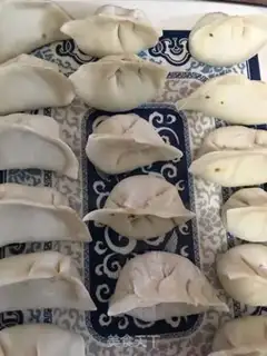 Make A hand dumpling of muscular mushrooms step 6